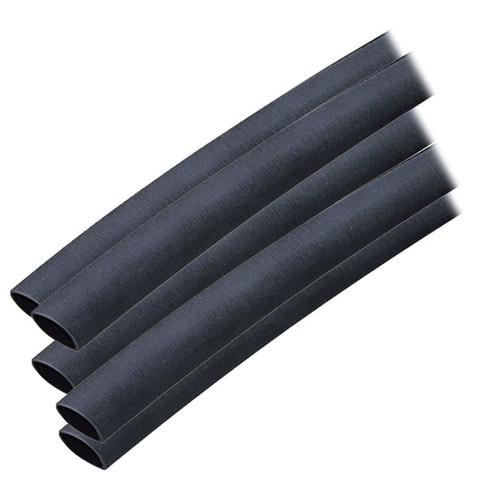 Ancor Adhesive Lined Heat Shrink Tubing (ALT) 3/8" x 12" - 5pk - Black 60057