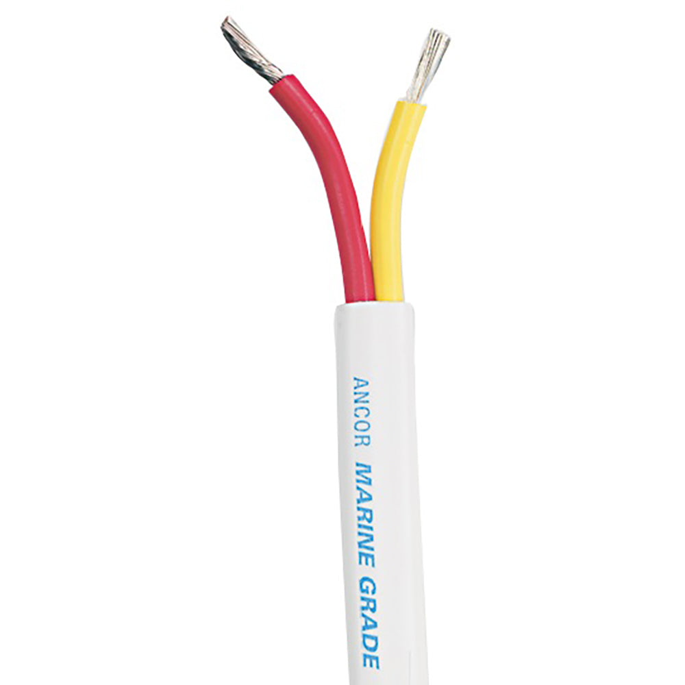 Ancor Safety Duplex Cable - 6/2 AWG - Red/Yellow - Flat - 100 60743
