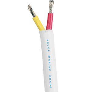 Ancor 126510 Safety Duplex Cable - 14/2 AWG - Red/Yellow - Round - 100'