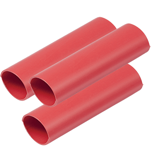 Ancor 326624 Heavy Wall Heat Shrink Tubing - 3/4" x 12" - 3-Pack - Red