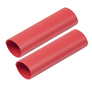 Ancor 327624 Heavy Wall Heat Shrink Tubing - 1" x 12" - 2-Pack - Red