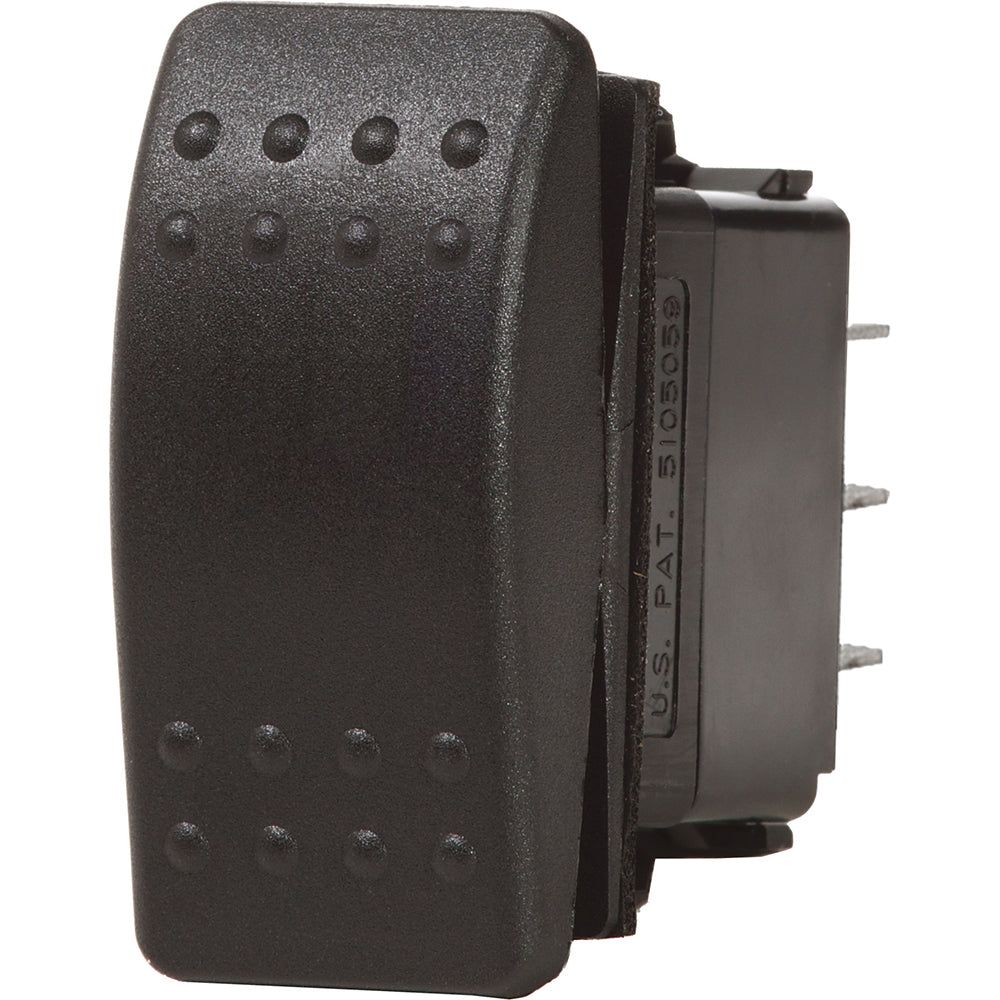 Blue Sea 7933 Contura II Switch SPDT Black - (ON)-OFF-(ON) 61066