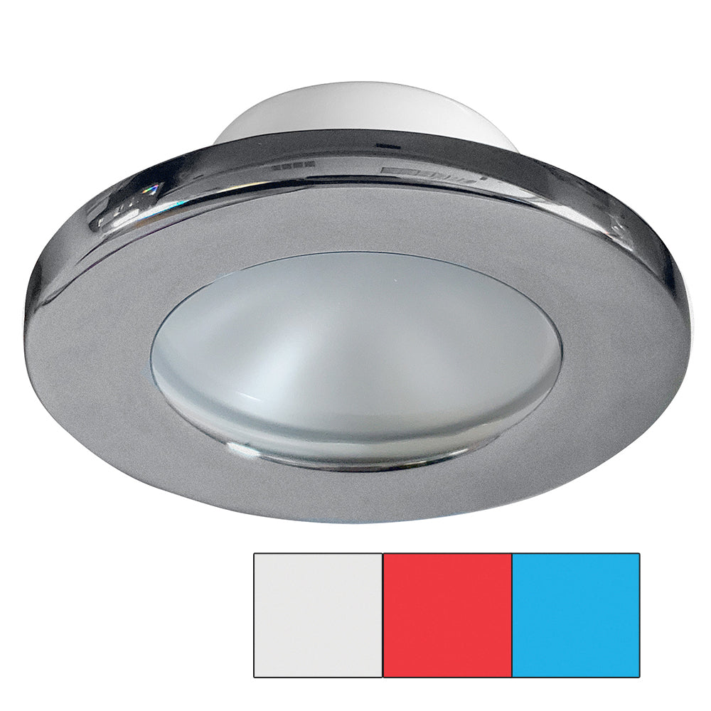 i2Systems Apeiron A3120 Screw Mount Light Red, Cool White, Blue - Brushed Nickel