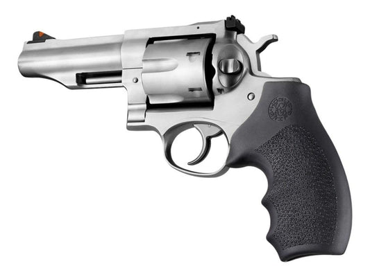 Hogue 86020 Ruger Redhawk Round Butt Rubber Grip , Black