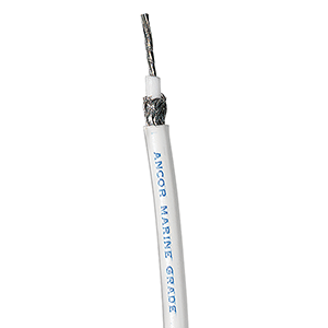 Ancor 151725 White RG 213 Tinned Coaxial Cable - 250'