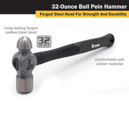 Titan 63024 32 oz. Ball Pein Hammer