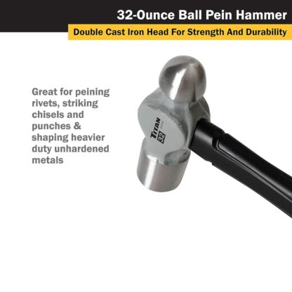 Titan 63024 32 oz. Ball Pein Hammer