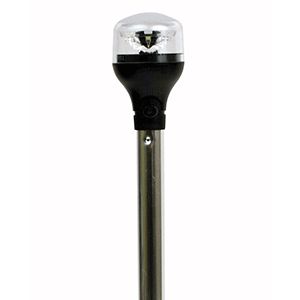 Attwood 5551-PA20-7 LightArmor All-Around Light - 20" Aluminum Pole