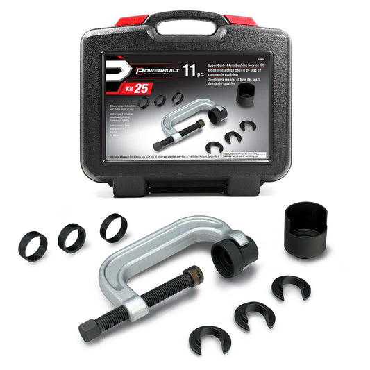 Powerbuilt Upper Control Arm Bushing Service Kit (11 Piece Set) 648604