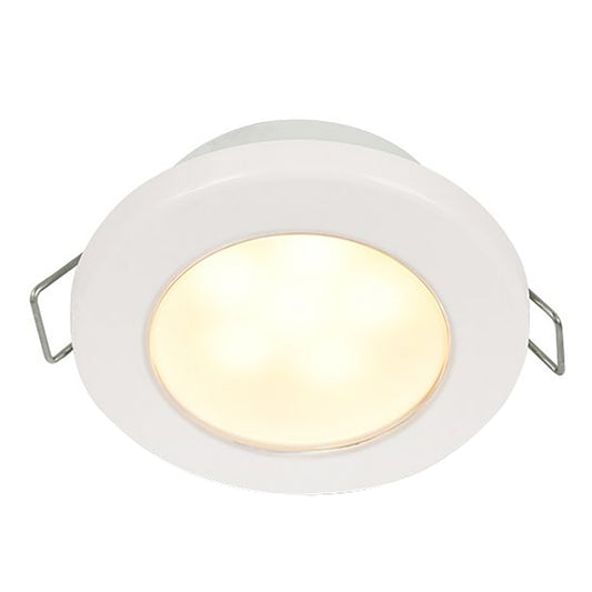 Hella Marine EuroLED 75 3" Round Spring Mount Down Light Warm White LED 12V