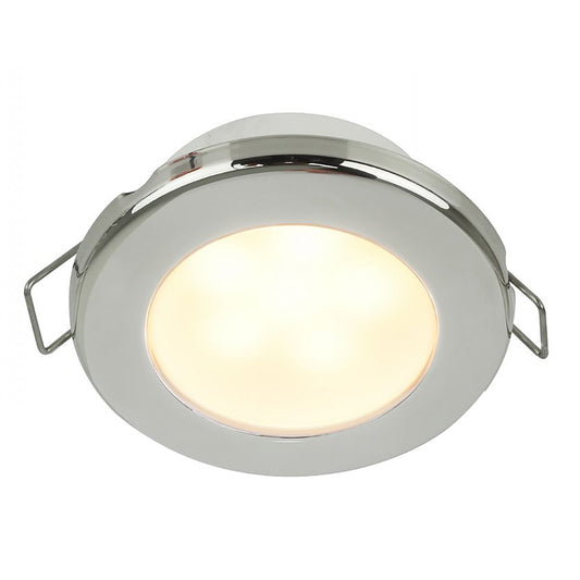 Hella Marine EuroLED 75 3" Round Spring Mount Down Light Warm White LED 24V