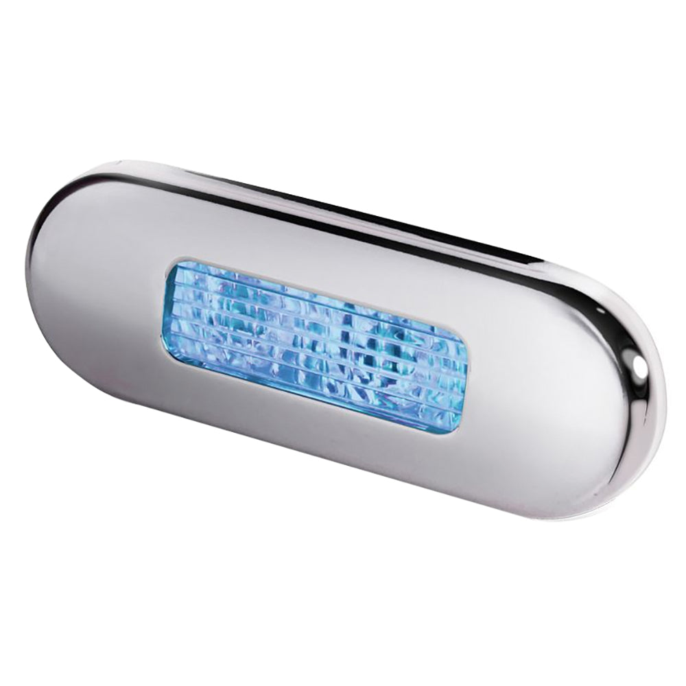 Hella Marine Surface Mount Oblong LED Courtesy Lamp - Blue LED