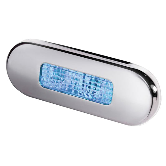 Hella Marine Surface Mount Oblong LED Courtesy Lamp - Blue LED