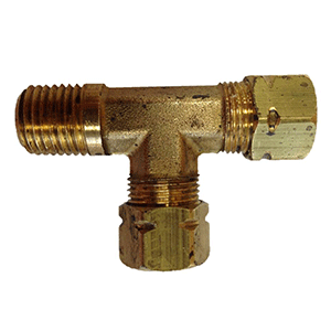 Uflex 171CA-6-4 Male Run T-Fitting - 3/8" x 3/8" Tube x 1/4" NPT