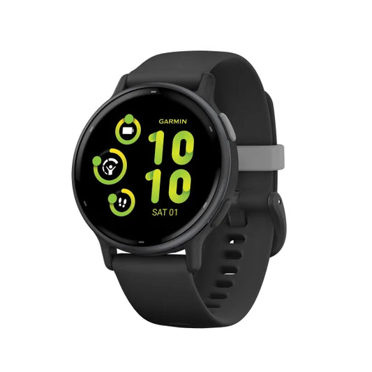 Garmin 010-02862-10 vivoactive 5 Fitness Watch Aluminum/Silicone Band (Black)