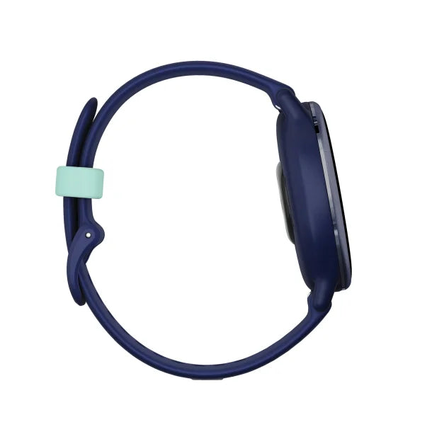 Garmin 010-02862-12 vivoactive 5 Fitness Watch Aluminum/Silicone Band(Navy Blue)