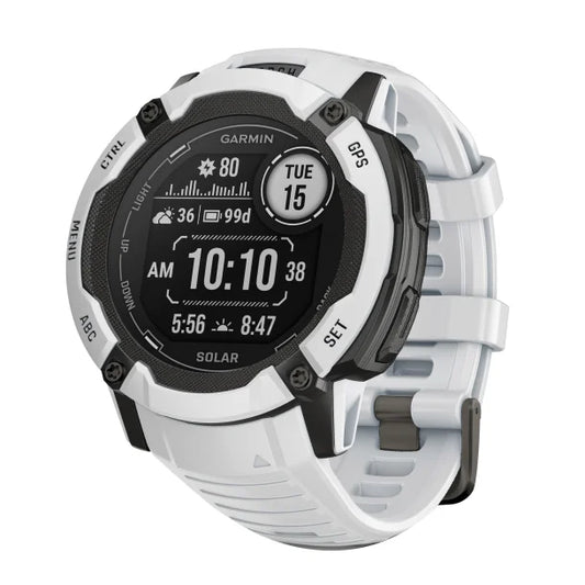 Garmin 010-02805-14 Instinct 2X Solar Smart Watch (Whitestone)