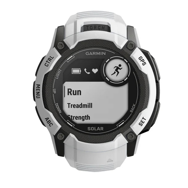 Garmin 010-02805-14 Instinct 2X Solar Smart Watch (Whitestone)