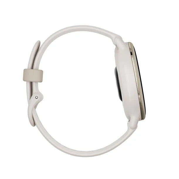 Garmin 010-02862-11 vivoactive 5 Fitness Watch Aluminum/Silicone Band (Ivory)