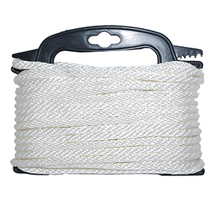 Attwood 117553-7 Braided Nylon Rope - 3/16" x 100' - White