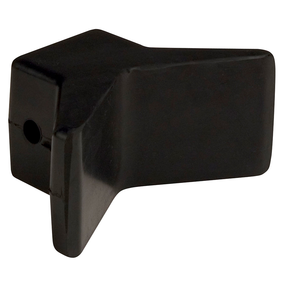 C.E. Smith Bow Y-Stop - 3" x 3" - Black Natural Rubber 66158
