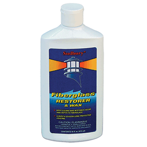 Sudbury 413 One Step Fiberglass Restorer & Wax - 16oz Liquid