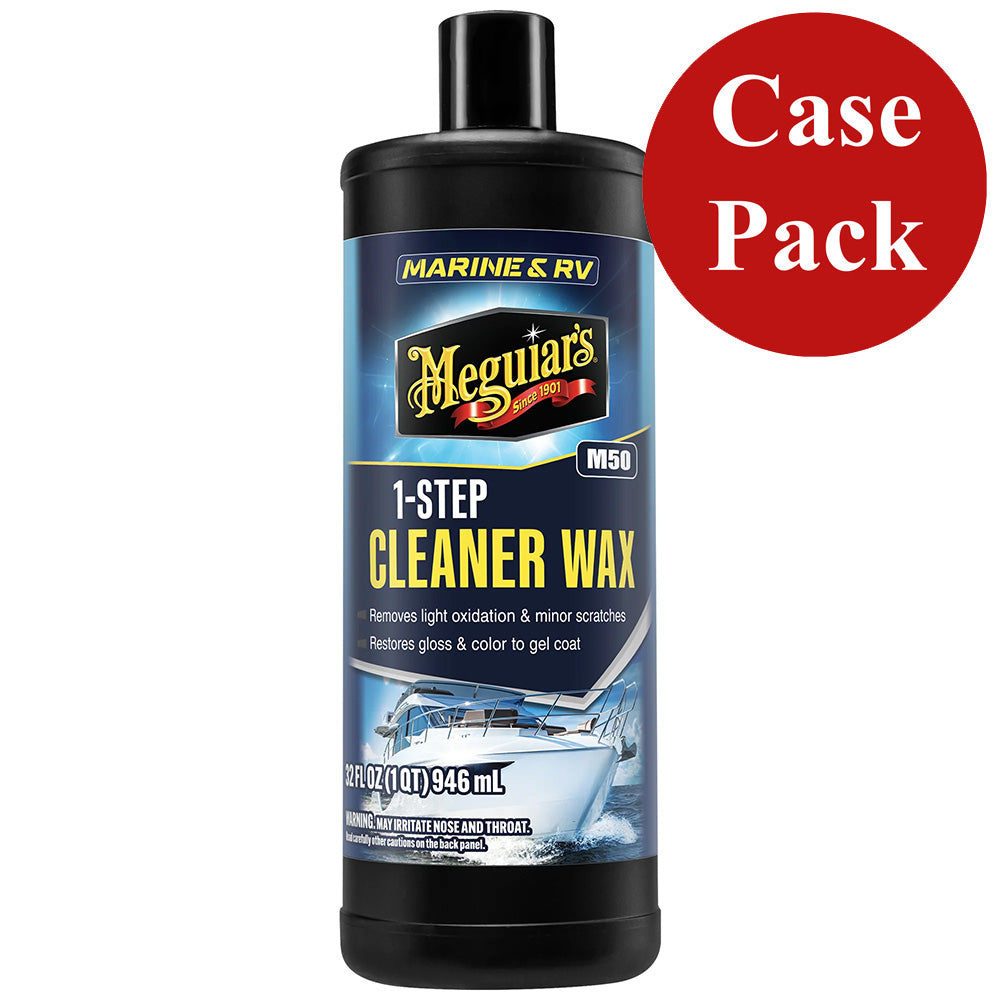 Meguiar Boat/RV Cleaner Wax - 32 oz - Case of 6