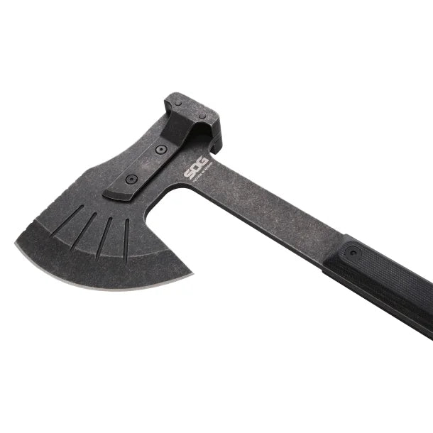 SOG SGSMSOG32500243 Tactical Hatchet with 4.24in Steel Cutting Head with Cover