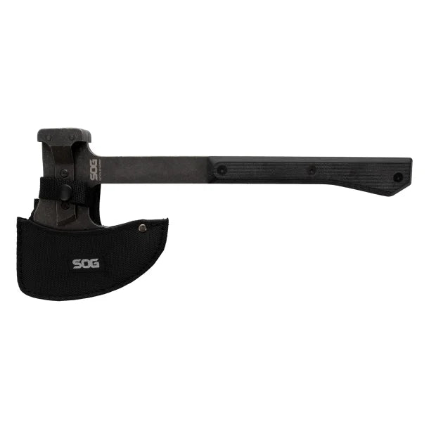SOG SGSMSOG32500243 Tactical Hatchet with 4.24in Steel Cutting Head with Cover