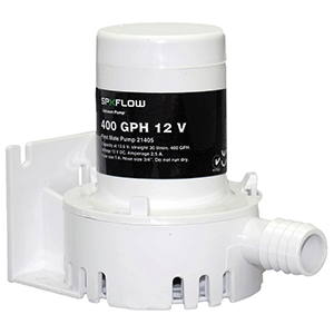Johnson Pump JP-21405 400 GPH 12V Bilge Pump - Barbed Port