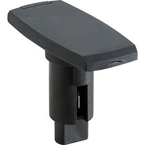 Attwood 910V2PB-7 LightArmor Plug-In Base - 2 Pin - Black - Rectangle