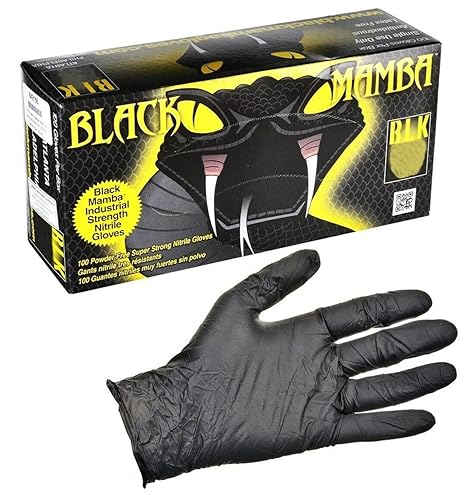 Black Mamba Size X-Large Nitrile Gloves