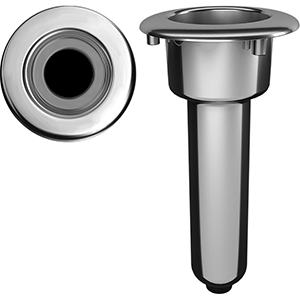 Mate Series C1000DS Elite Screwless Stainless Steel 0° Rod & Cup Holder - Drain