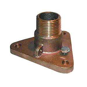 GROCO IBVF-750 3/4" Bronze NPS to NPT Flange Adapter