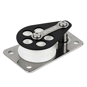 Schaefer 303-09 Series 3 Flat Base/Alum Cheek/Delrin Sheave