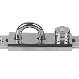 Schaefer 72-49 Stainless 1-1/4" T-Track Slider - Eye Slide/Lined