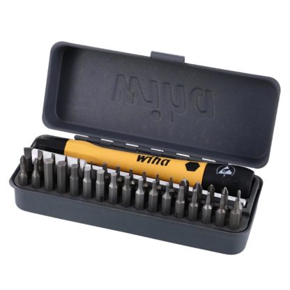 Wiha 75979 GoBox Electronics ESD Precision Micro Bit Set (36 Piece Set)