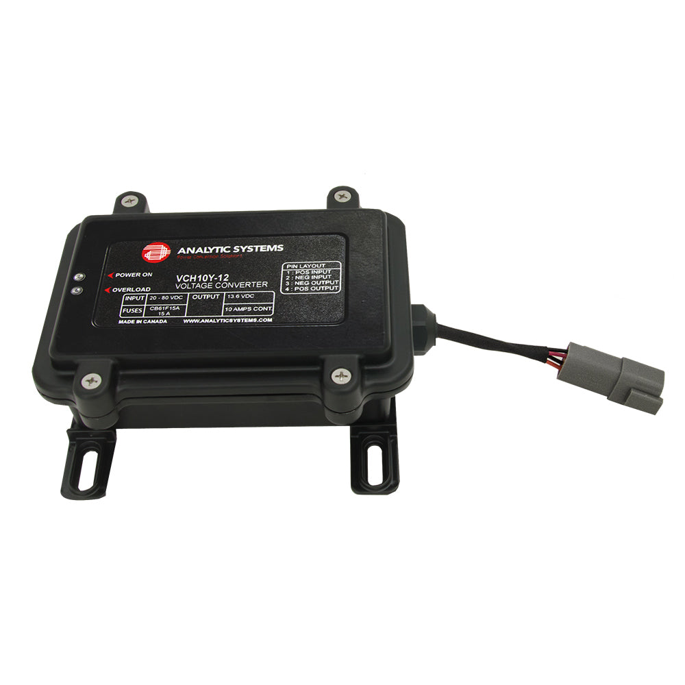 Analytic Systems Waterproof IP66 DC Converter 10A, 24V Out, 30-80V In