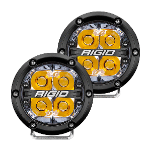 Rigid Industries 36114 360-Series 4" LED Off-Road Spot Beam w/Amber Backlight
