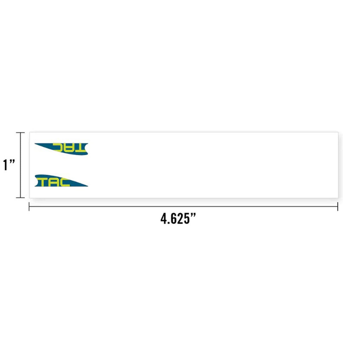 Tac Vanes 4.675" Standard Arrow Wraps - White (13 pack) 80TAC01351081146