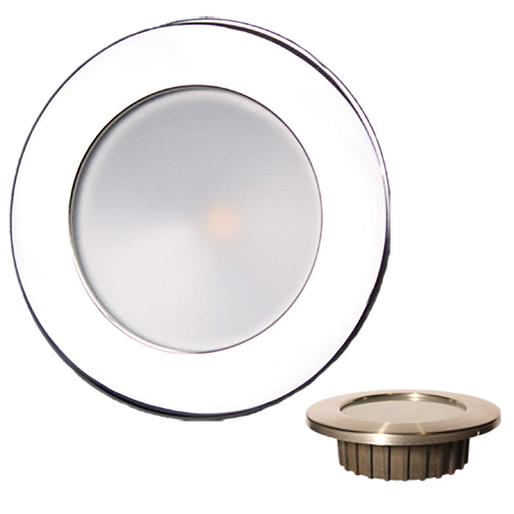 Lunasea Gen3 Full Color 3.5 IP65 Light w/Polished Stainless Steel Bezel - 12VDC