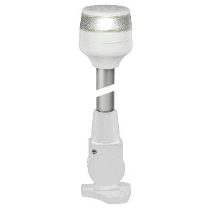 Hella Marine 980960291 2nm All Round White Fold Down Pole Navigation Lamp - 8"