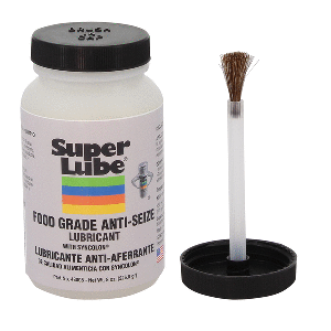 Super Lube 48008 Food Grade Anti-Seize w/Syncolon - 8oz Brush Bottle