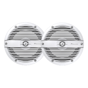Pioneer TS-ME770FC 7.7" ME-Series Speakers - Classic White Grille Covers - 250W