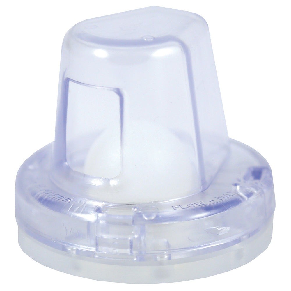 T-H Marine Flow-Max Ball Scupper - Clear 88080