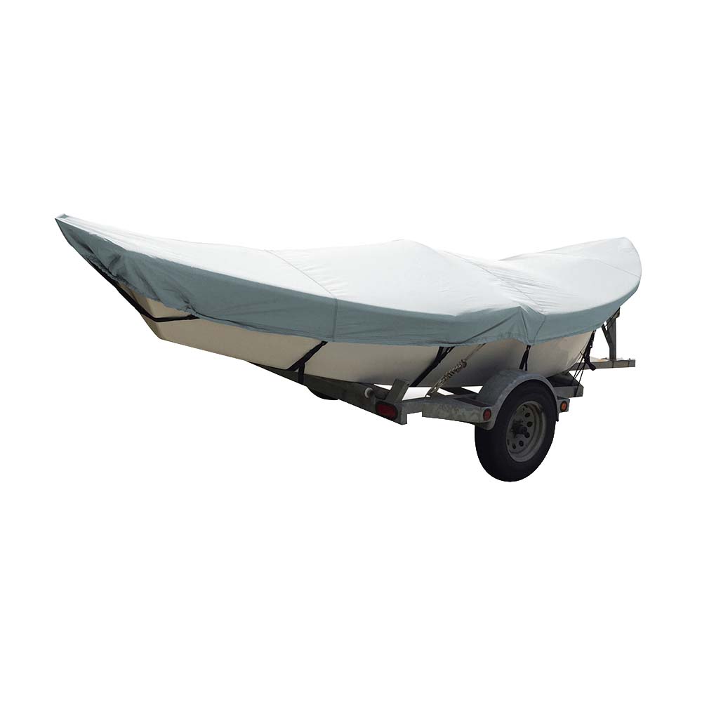 Carver Poly-Flex II Styled-to-Fit Boat Cover Drift Boats - Grey