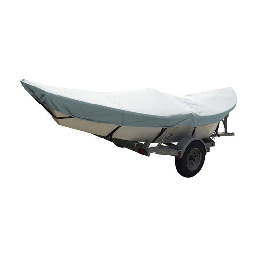 Carver Poly-Flex II Styled-to-Fit Boat Cover Drift Boats - Grey