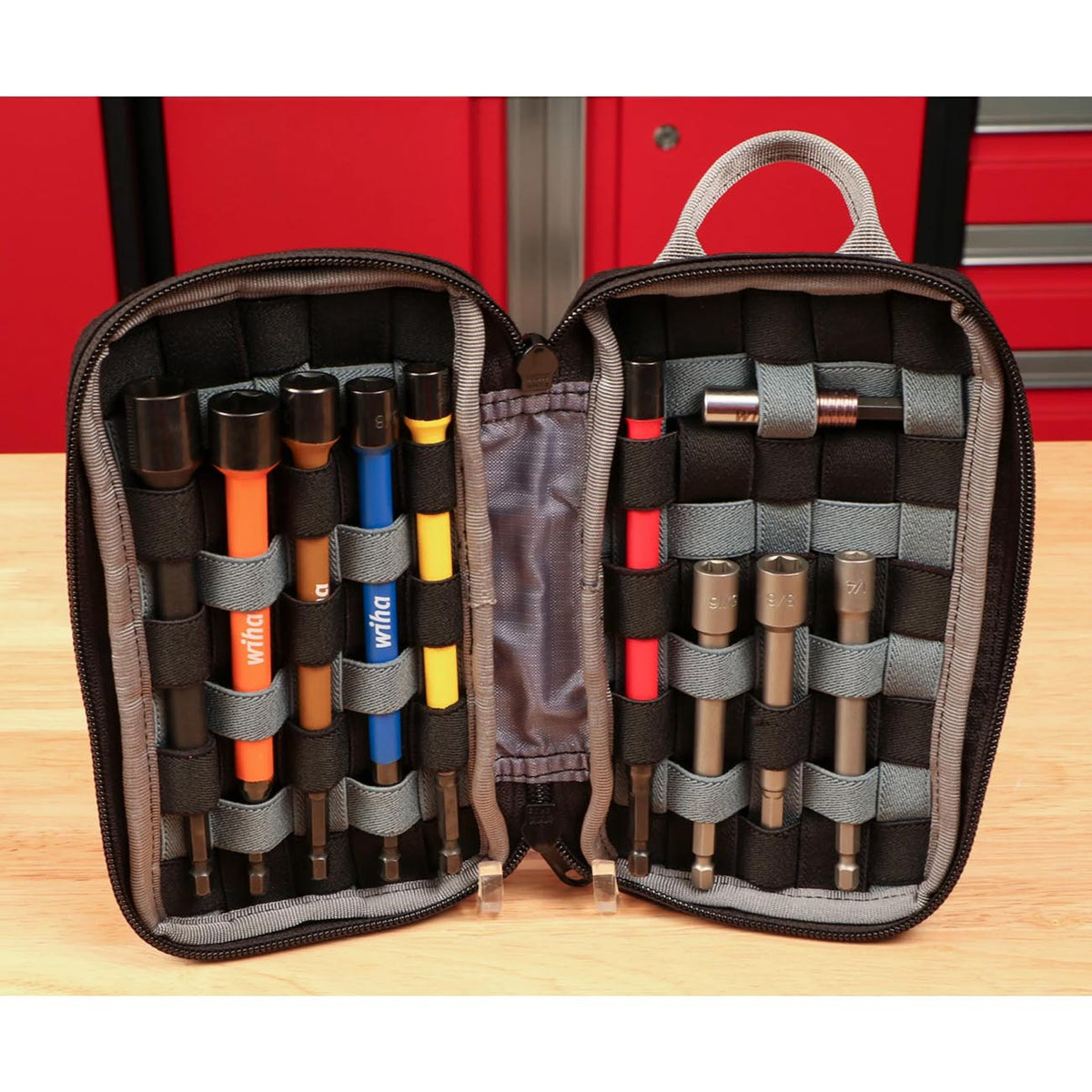 Wiha 91472 Cordura Utility Organizer with Zipper Pouch