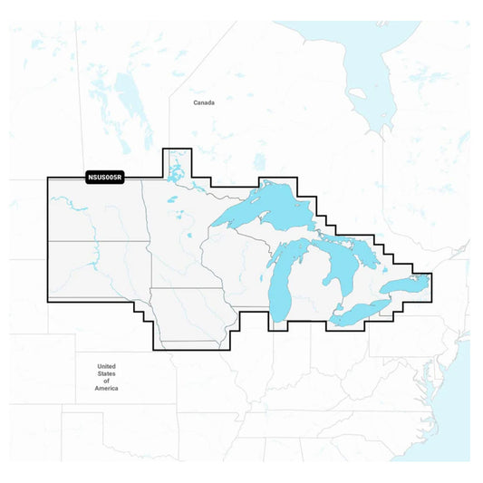 Garmin Navionics+ NSUS005R U.S. North & Great Lakes 92671