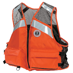 Mustang MV1254T1-2-XXL/XXXL-216 Industrial Mesh Vest - Orange - XXL/3XXL